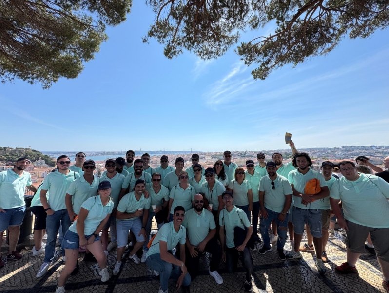 Equipa da Leirivedante em Lisboa